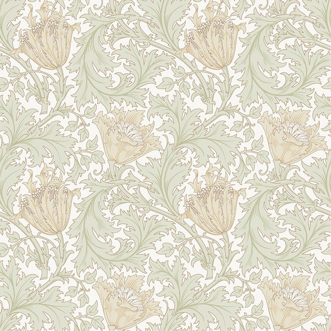 A-Street Prints Anemone Light Green Floral Trail Wallpaper Hidden Treasures Covers about 57.5 square feet Sweden Unpasted 10.4-in repeat, straight match 20.9-in by 33-ft long roll - My Fabric Connection -