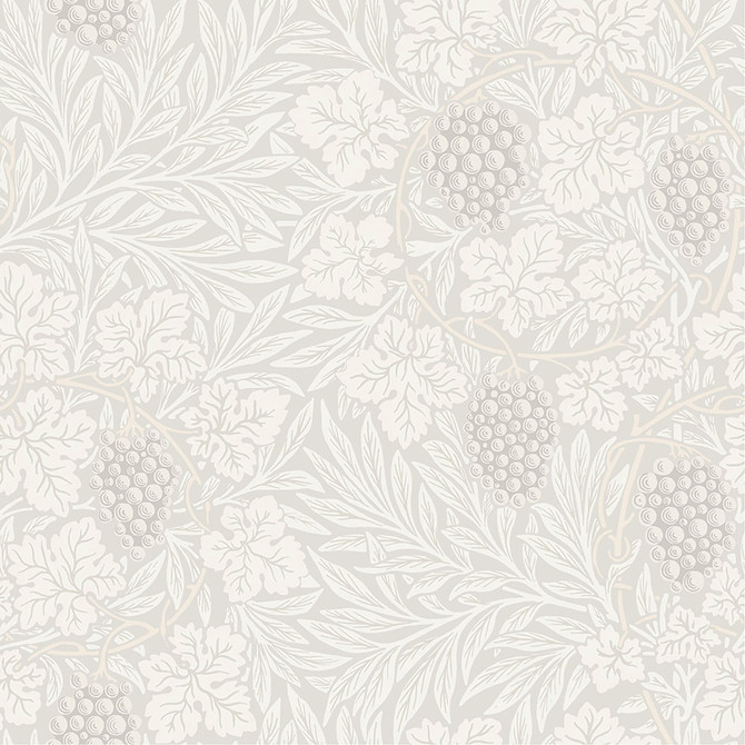 A-Street Prints Vine White Woodland Fruits Wallpaper Hidden Treasures Covers about 57.5 square feet Sweden Unpasted 20.9-in repeat, straight match 20.9-in by 33-ft long roll - My Fabric Connection -
