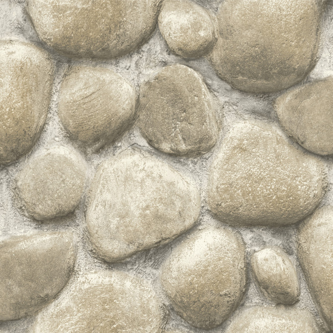 Chesapeake Root Rock Grey Wallpaper Yellowstone Covers about 56.4 square feet 20.5-in by 33-ft long roll Prepasted 20.5 - My Fabric Connection -