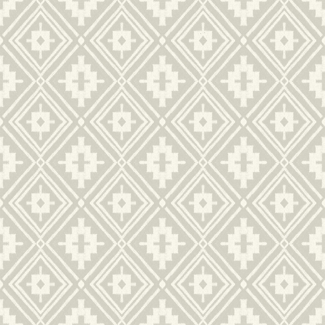 Chesapeake Camp Blanket Silver Wallpaper Yellowstone Covers about 56.4 square feet United States Prepasted 20.5-in repeat, straight match 20.5-in by 33-ft long roll - My Fabric Connection -