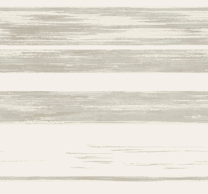 Ronald Redding Horizontal Dry Brush White & Grey Wallpaper 24 Karat Covers about 60.8 square feet 27-in by 27-ft long roll Unpasted 25.25 - My Fabric Connection -