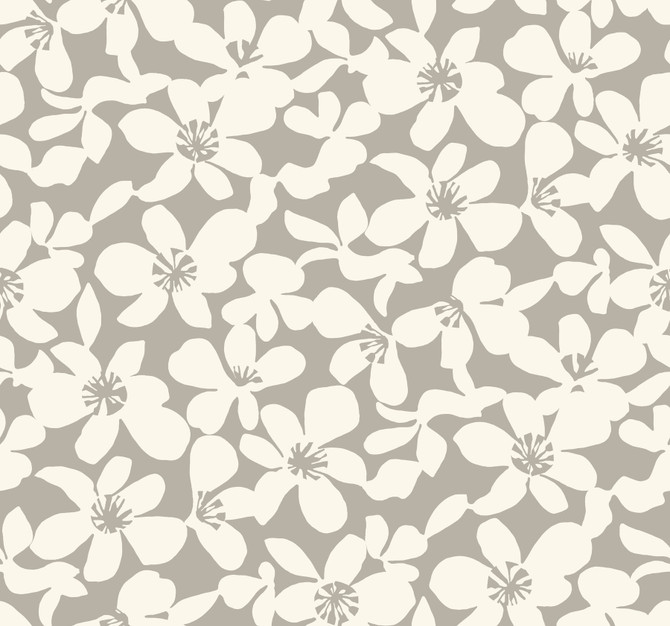 Antonina Vella Free Spirit Brown Wallpaper Antonina Vella Boho Luxe Covers about 60.8 square feet United States Unpasted 25.25-in repeat, straight match 27-in by 27-ft long roll - My Fabric Connection -