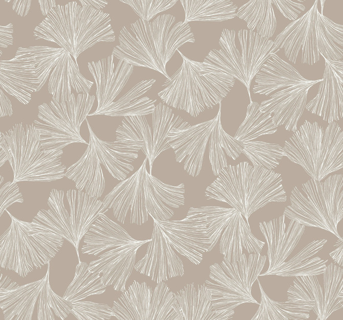 Antonina Vella Ginkgo Toss Silver Wallpaper Antonina Vella Dazzling Dimensions Volume II Covers about 60.8 square feet United States Unpasted 25.25-in repeat, straight match 27-in by 27-ft long roll - My Fabric Connection - Antonina Vella Ginkgo Toss Silver Wallpaper Antonina Vella Dazzling Dimensions Volume II Covers about 60.8 square feet United States Unpasted 25.25-in repeat, straight match 27-in by 27-ft long roll - My Fabric Connection -
