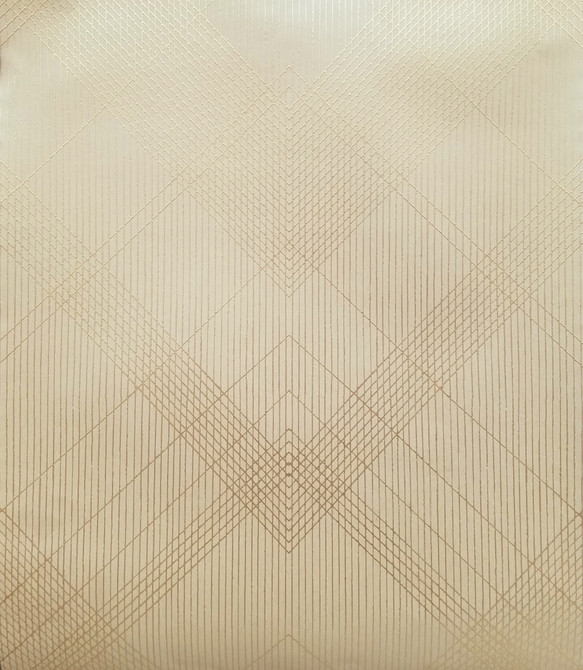 Antonina Vella Jazz Age Beige Wallpaper Antonina Vella Deco Covers about 56.9 square feet United States Unpasted 25.2-in repeat, straight match 20.8-in by 32.8-ft long roll - My Fabric Connection -