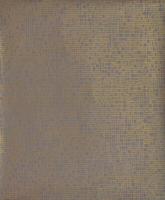 Antonina Vella Interactive Taupe & Gold Wallpaper Antonina Vella Modern Metals Covers about 56.9 square feet China Unpasted 25.2-in repeat, straight match 20.8-in by 32.8-ft long roll - My Fabric Connection -