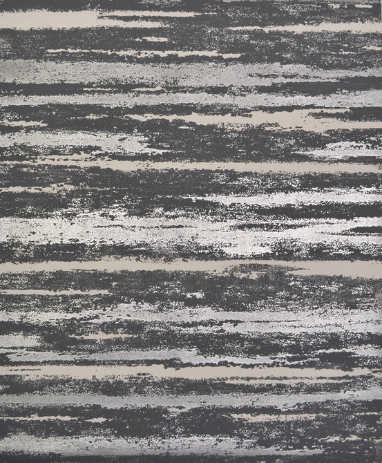Antonina Vella Atmosphere Black & Silver Wallpaper Antonina Vella Modern Metals Covers about 56.9 square feet China Unpasted 25.2-in repeat, drop match 20.8-in by 32.8-ft long roll - My Fabric Connection -