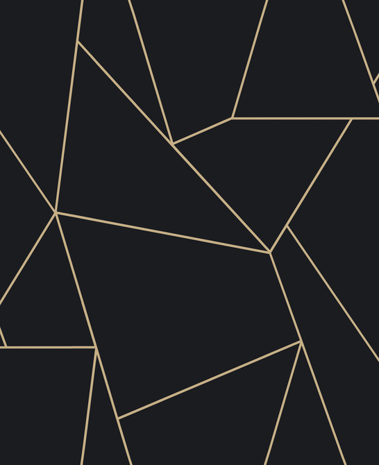 Antonina Vella Nazca Black & Gold Wallpaper Antonina Vella Modern Metals Second Edition Covers about 57.2 square feet China Unpasted 25.2-in repeat, drop match 20.8-in by 33-ft long roll - My Fabric Connection -