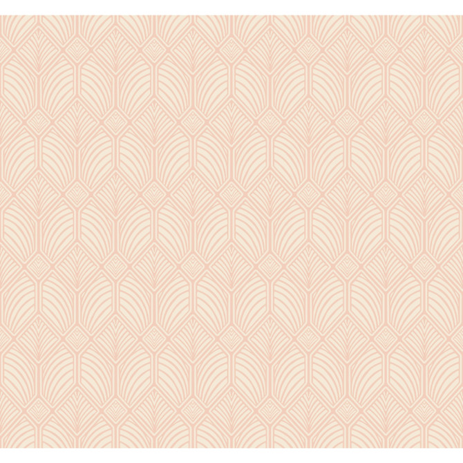 Ronald Redding Craftsman Blush Wallpaper Arts and Crafts Covers about 60.8 square feet 27-in by 27-ft long roll Unpasted 25.25 - My Fabric Connection -