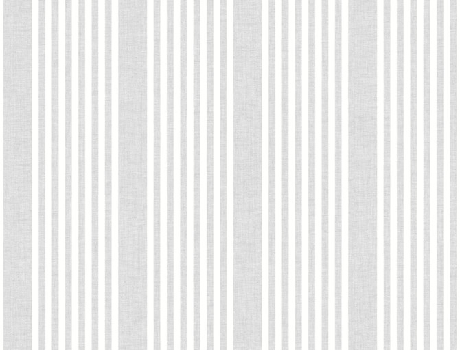 Inspired by Color French Linen Stripe Grey Wallpaper Beige & Neutrals Covers about 60.8 square feet Prepasted No repeat, random match 27-in by 27-ft long roll - My Fabric Connection -
