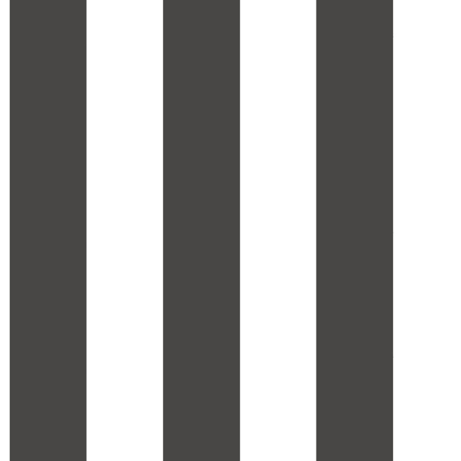 Inspired by Color 3-in Stripe Black & White Wallpaper Black & White, III Covers about 56.4 square feet 20.5-in by 33-ft long roll Prepasted 0 - My Fabric Connection -