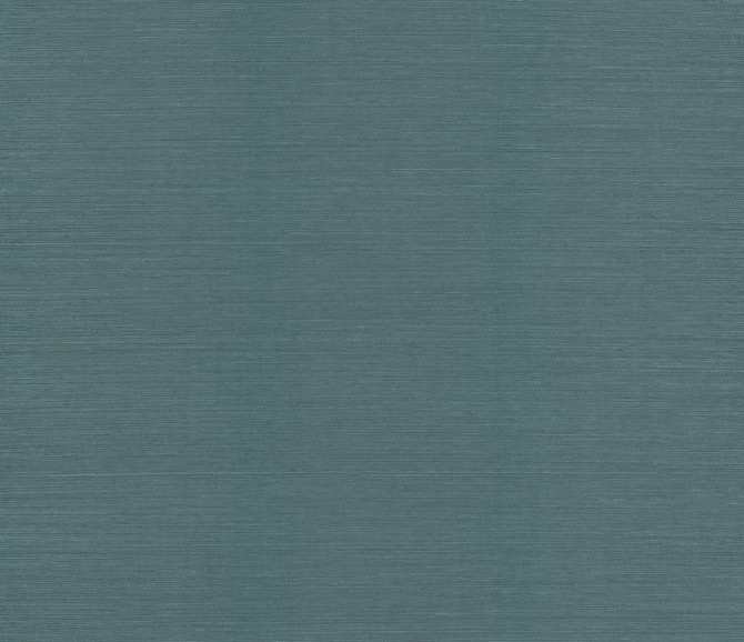 Ronald Redding Sisal Twill Grasscloth Teal Wallpaper Blooms Covers about 72 square feet Unpasted No repeat, random match 36-in by 24-ft long roll - My Fabric Connection -