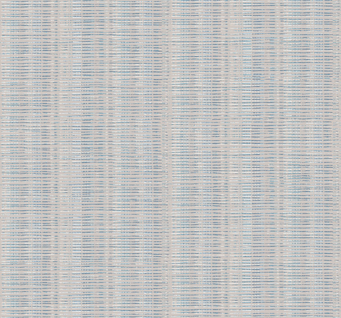 Inspired by Color Broken Boucle Stripe Putty & Blue Wallpaper Blues II Covers about 60.8 square feet 27-in by 27-ft long roll Prepasted 25.25 - My Fabric Connection -