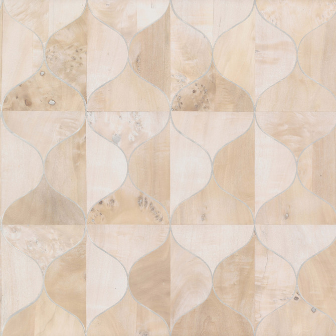 Candice Olson Burlwood Ogee White Wallpaper Candice Olson After 8 Covers about 72 square feet Unpasted 6-in repeat, straight match 36-in by 24-ft long roll - My Fabric Connection -