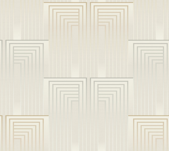 Candice Olson Vanishing Silver & Gold Wallpaper Candice Olson After 8 Covers about 60.8 square feet 27-in by 27-ft long roll Unpasted 24 - My Fabric Connection -