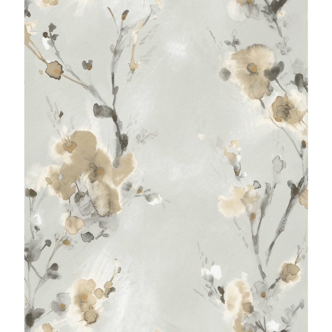 Candice Olson Neutral Charm Wallpaper Candice Olson Breathless Covers about 56.4 square feet Unpasted 24-in repeat, drop match 20.5-in by 33-ft long roll - My Fabric Connection -