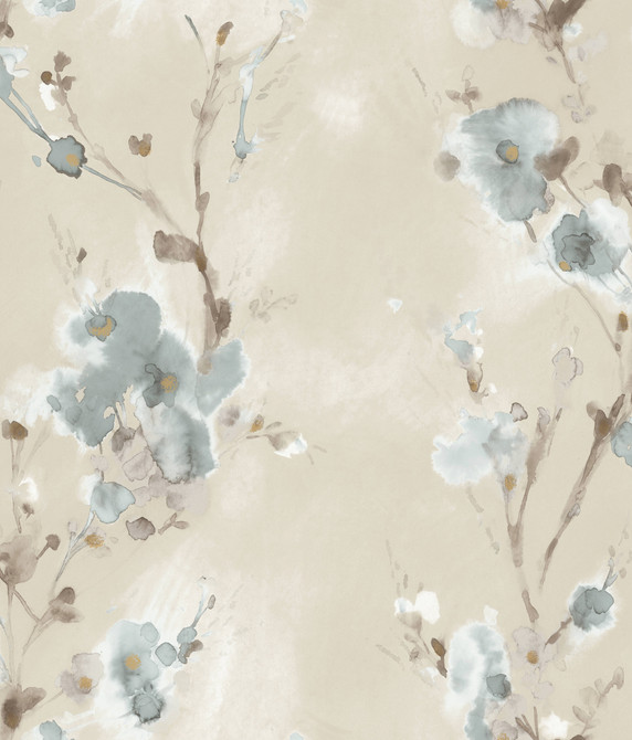 Candice Olson Soft Blue Charm Wallpaper Candice Olson Breathless Covers about 56.4 square feet Unpasted 24-in repeat, drop match 20.5-in by 33-ft long roll - My Fabric Connection -