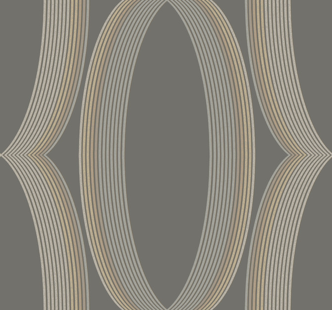 Candice Olson Progression Ogee Charcoal Wallpaper Candice Olson Casual Elegance Covers about 60.8 square feet Unpasted 25.25-in repeat, straight match 27-in by 27-ft long roll - My Fabric Connection -