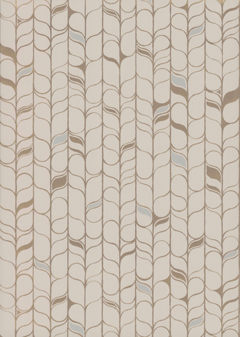 Candice Olson Perfect Petals Beige & Gold Wallpaper Candice Olson Modern Nature 2nd Edition Covers about 56.8 square feet Unpasted 20.8-in repeat, straight match 20.8-in by 32.79-ft long roll - My Fabric Connection -