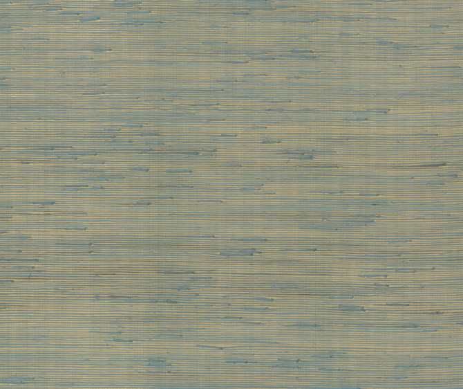 Candice Olson Jute Gold & Blue Metallic Wallpaper Candice Olson Modern Nature 2nd Edition Covers about 72 square feet Unpasted No repeat, random match 36-in by 24-ft long roll - My Fabric Connection -