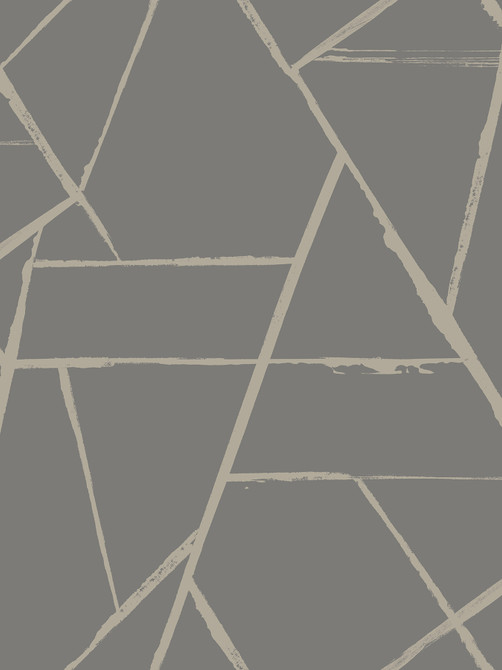 Carol Benson-Cobb Intersect Grey Metallic Wallpaper Carol Benson-Cobb Signature Covers about 60.8 square feet 27-in by 27-ft long roll Unpasted 36 - My Fabric Connection -