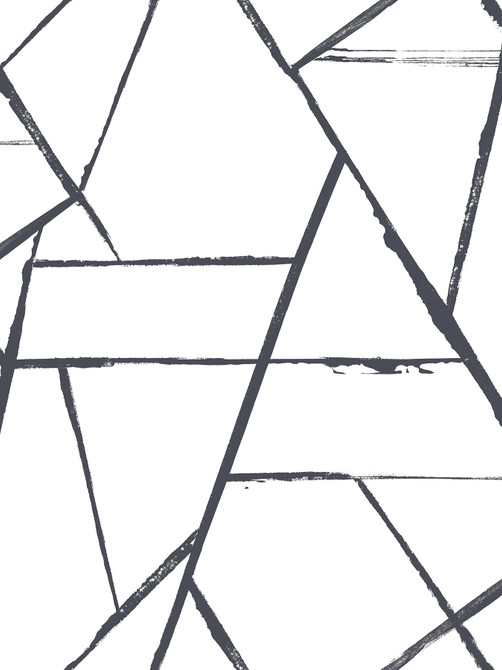 Carol Benson-Cobb Intersect Black Wallpaper Carol Benson-Cobb Signature Covers about 60.8 square feet Unpasted 36-in repeat, drop match 27-in by 27-ft long roll - My Fabric Connection -