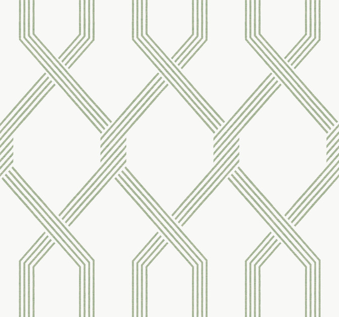 Ronald Redding Palisade Green Wallpaper Classics Covers about 60.8 square feet Unpasted 25.25-in repeat, straight match 27-in by 27-ft long roll - My Fabric Connection -