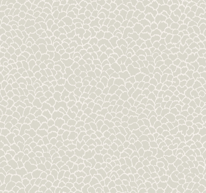 Ronald Redding Nadie Grey Wallpaper Classics Covers about 60.8 square feet Unpasted 25.25-in repeat, straight match 27-in by 27-ft long roll - My Fabric Connection -