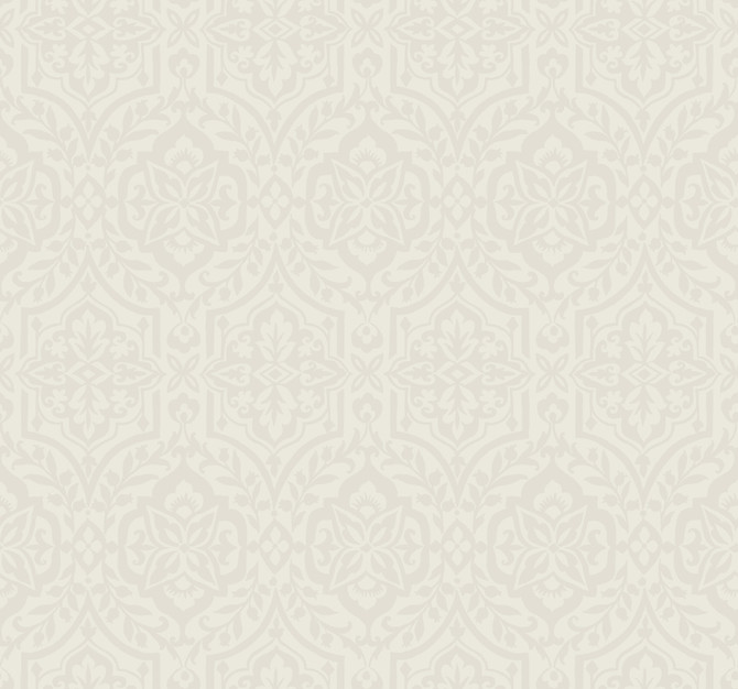 York Wallcoverings Catherdral Damask Taupe Wallpaper Damask Resource Library Covers about 60.8 square feet 27-in by 27-ft long roll Prepasted 25.25 - My Fabric Connection -