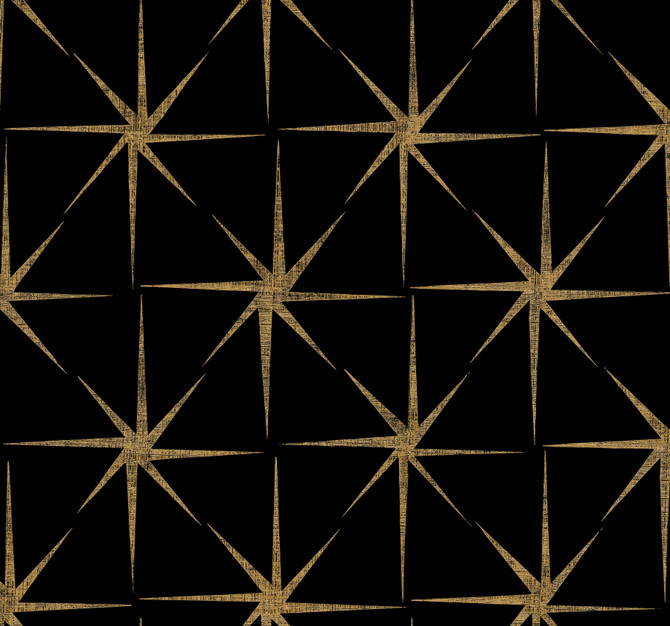 York Wallcoverings Evening Star Black Wallpaper Shimmering Finishes Covers about 60.8 square feet 27-in by 27-ft long roll Prepasted 25.25 - My Fabric Connection -