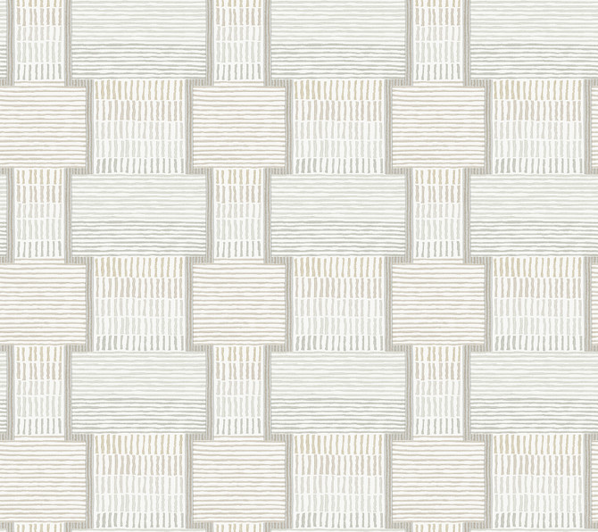 Lemieux et Cie La Broderie Grey Wallpaper Lemieux et Cie Signature Covers about 60.8 square feet 27-in by 27-ft long roll Unpasted 24 - My Fabric Connection -