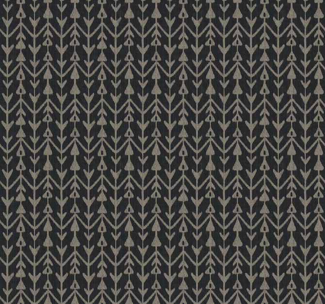 Lemieux et Cie Martigue Stripe Black Wallpaper Lemieux et Cie Signature Covers about 60.8 square feet Unpasted 25.25-in repeat, straight match 27-in by 27-ft long roll - My Fabric Connection -