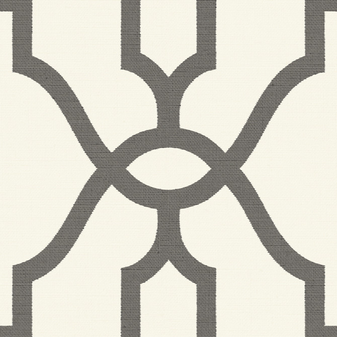 Magnolia Home Repurpose Woven Trellis Charcoal Wallpaper Magnolia Home Vol. II Covers about 56.4 square feet Prepasted 20.5-in repeat, straight match 20.5-in by 33-ft long roll - My Fabric Connection -