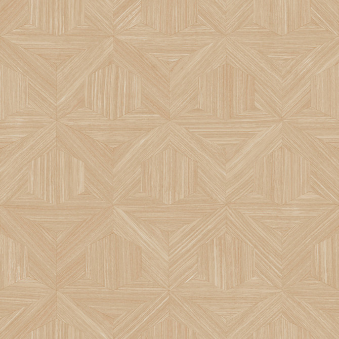 Magnolia Home Parquet Tan Wallpaper Magnolia Open Sheet Covers about 56.4 square feet 20.5-in by 33-ft long roll Prepasted 20.5 - My Fabric Connection -