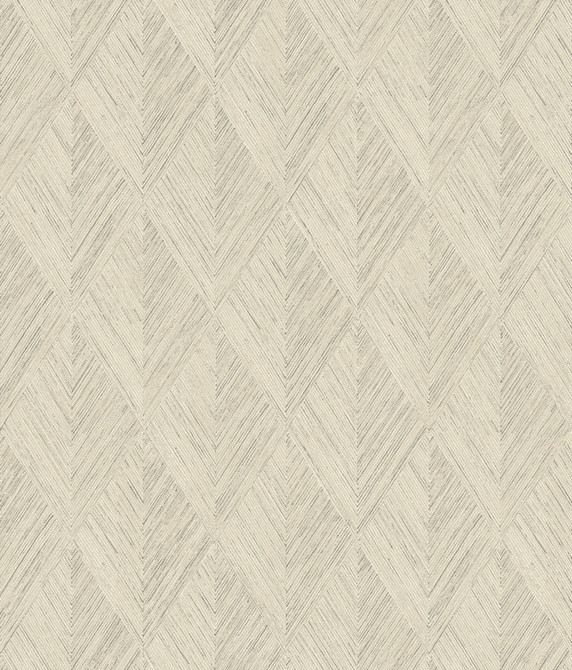 Magnolia Home Belmont Beige Wallpaper Magnolia Open Sheet Covers about 56.4 square feet Prepasted 24-in repeat, straight match 20.5-in by 33-ft long roll - My Fabric Connection -