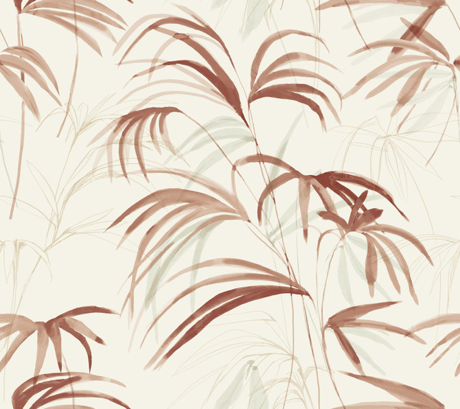 Candice Olson Inky Clay Palms Wallpaper Natural Discovery Covers about 60.8 square feet 27-in by 27-ft long roll Unpasted 24 - My Fabric Connection -