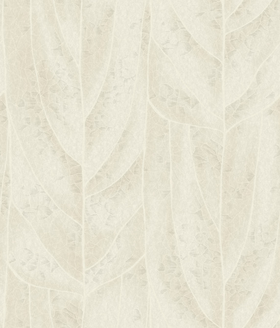 Candice Olson Dicot Neutral Leaf Wallpaper Natural Discovery Covers about 56.4 square feet 20.5-in by 33-ft long roll Unpasted 24 - My Fabric Connection -
