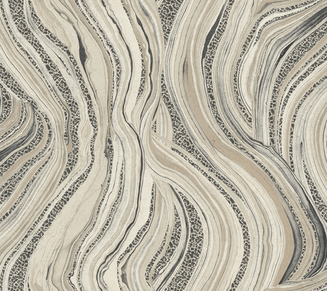 Ronald Redding Streaming Cheetah Linen Wallpaper Traveler Covers about 60.8 square feet 27-in by 27-ft long roll Unpasted 24 - My Fabric Connection -