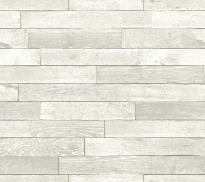 York Wallcoverings Warehouse Planks White Peel & Stick Wallpaper Grasscloth, Wood & Stone Covers about 45 square feet Peel & Stick 24-in repeat, straight match 27-in by 20-ft long roll - My Fabric Connection -