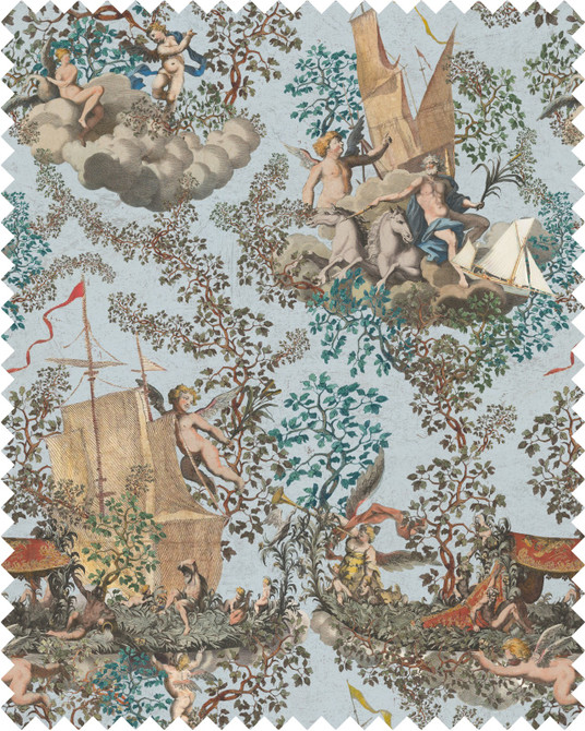 Mind the Gap Fabric Journey To Eden Linen THE TRANSYLVANIAN MANOR 100% Linen Made in United Kingdom W 46cm x L 62cm / W 18.1in x L 24.4in 140cm(± 5%) x 100cm / 55.1in(± 5%) (bw) x 39.4in - My Fabric Connection -