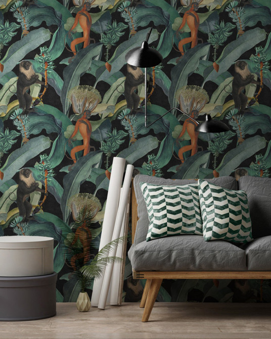 Mind the Gap Wallpaper Bermuda Wallpaper PREMIUM DESIGNER WALLPAPER COLLECTION Non-woven Made in Europe Paste the wall 3 rolls x 20.5 x 3.25 yards - My Fabric Connection -