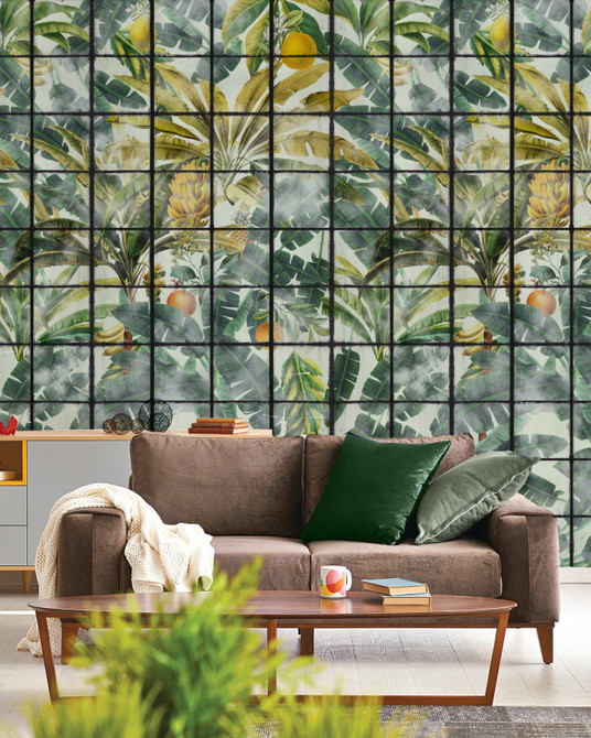 ORANGERIE Wallpaper (WP20176) by Mind The Gap Designer Wallpaper | WP20176 | PREMIUM DESIGNER WALLPAPER COLLECTION | 3 rolls x 20.5 x 118.1 in | 0.52m / 20.5in | 3m / 118in | 4.65mp | 300cm / 118in | Black, Green, Taupe, Yellow | Non-woven | Paste the wall | 3-rolls in a box | Fabric Carolina | https://www.fabriccarolina.com/