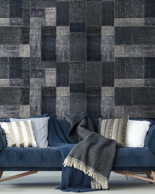 Mind the Gap Wallpaper Jute Washed Wallpaper PREMIUM DESIGNER WALLPAPER COLLECTION Non-woven Made in Europe Paste the wall 3 rolls x 20.5 x 3.25 yards - My Fabric Connection -