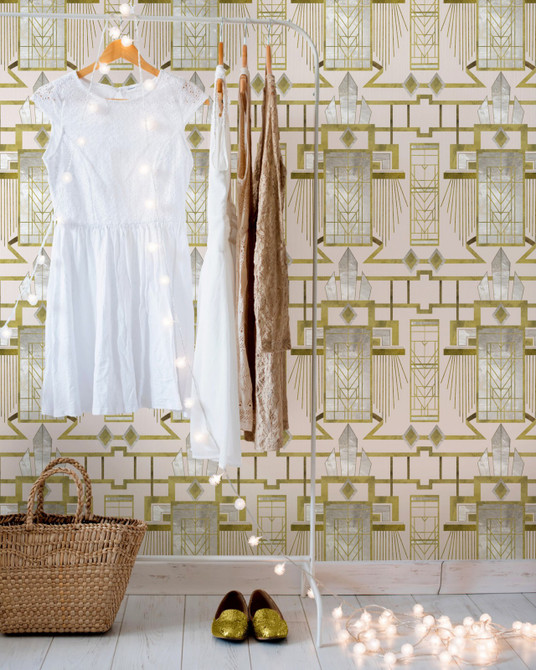 Mind the Gap Wallpaper Glamour PREMIUM DESIGNER WALLPAPER COLLECTION Non-woven Made in Europe Paste the wall 3 rolls x 20.5 x 3.25 yards - My Fabric Connection -