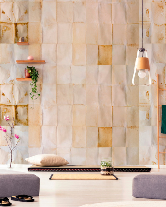 Mind the Gap Wallpaper Shibui Taupe Wallpaper THE WALLPAPER COLLECTABLES Textured Matte Made in Europe Paste the wall 3 rolls x 20.5 x 3.25 yards - My Fabric Connection -