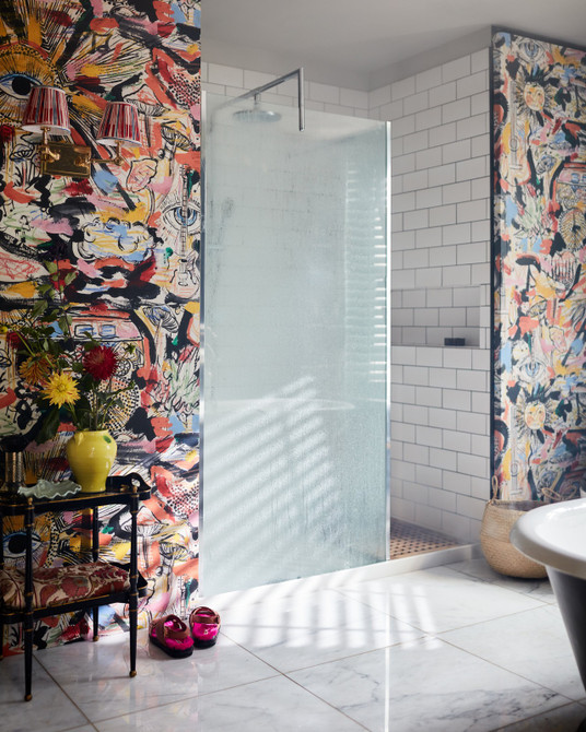 Mind the Gap Wallpaper Summer Of '69 Wallpaper WOODSTOCK '69 LIFESTYLE COLLECTION Satin Matte Made in Europe Paste the wall 3 rolls x 20.5 x 3.25 yards - My Fabric Connection -