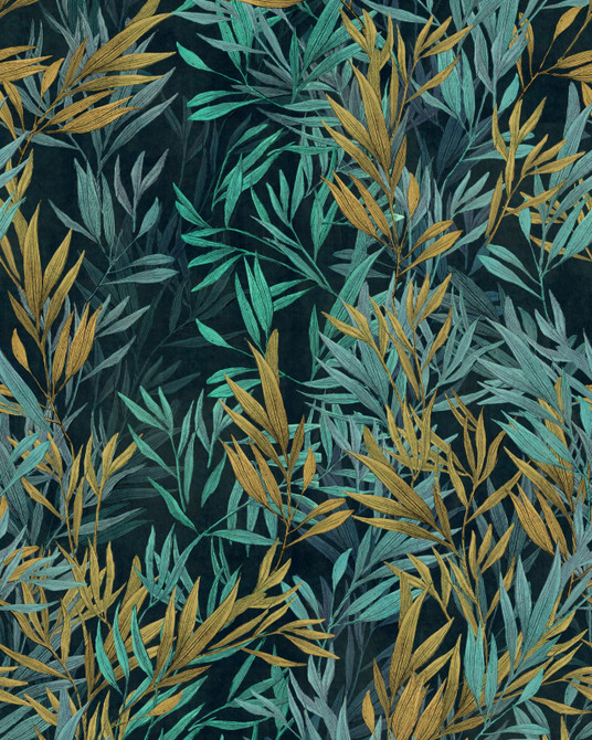 Mind the Gap Wallpaper Freshwater Grass Wallpaper THE WETLANDS Non-woven Made in Europe Paste the wall 1 roll x 20.47 x 9.8 yards - My Fabric Connection -