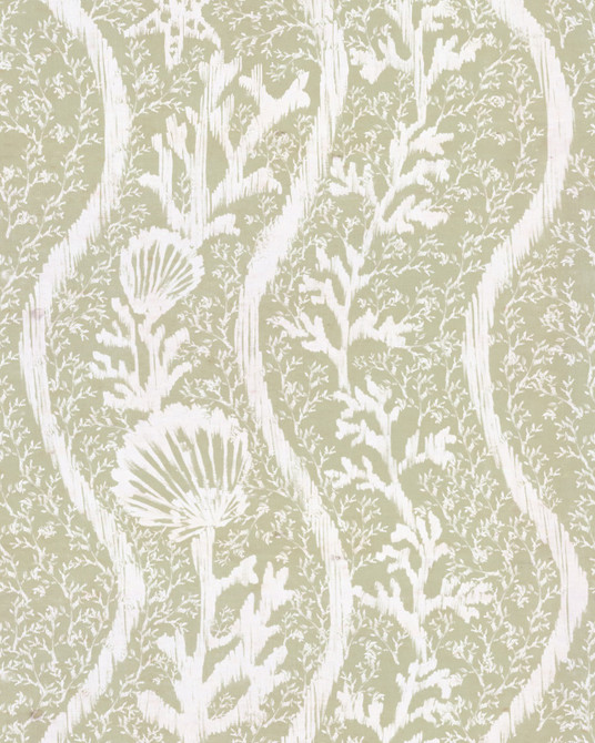 KORALION Seacrest Wallpaper (WP30046) by Mind The Gap Designer Wallpaper | WP30046 | SUNDANCE VILLA | 1 roll x 20.5 x 393.7 in | 0.52m / 20.5in | 10m / 393.7in | 5.20mp | 70cm / 27.6in | Taupe, White | Satin Matte | Paste the wall | 1-roll in a box | Fabric Carolina | https://www.fabriccarolina.com/