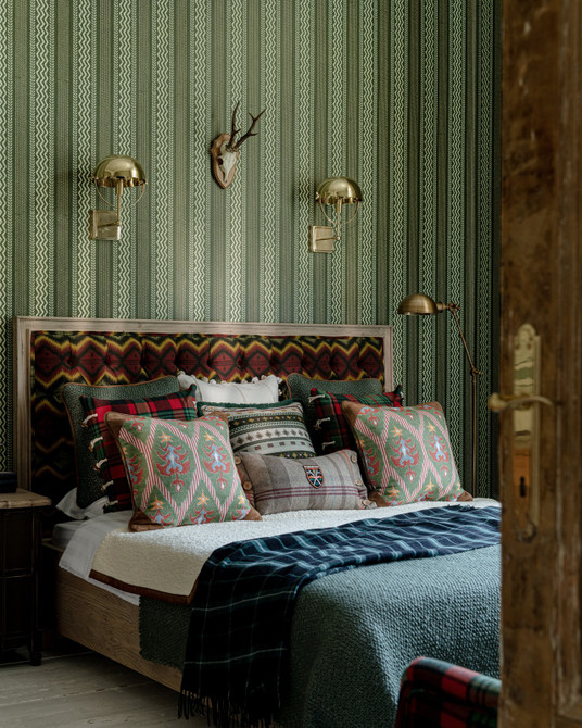 JOCHBERG Juniper Wallpaper (WP30130) by Mind The Gap Designer Wallpaper | WP30130 | TYROL APRES-SKI HOME COLLECTION | 1 roll x 20.5 x 393.7 in | 0.52m / 20.5in | 10m / 393.7in | 5.20mp | 52cm / 20.5in | Green, Taupe | Satin Matte | Paste the wall | 1-roll in a box | Fabric Carolina | https://www.fabriccarolina.com/