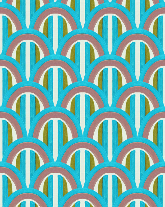 Mind the Gap Wallpaper Estivo Maggio Wallpaper LA DOLCE VITA Satin Matte Made in Europe Paste the wall 1 roll x 20.5 x 10.9 yards - My Fabric Connection -