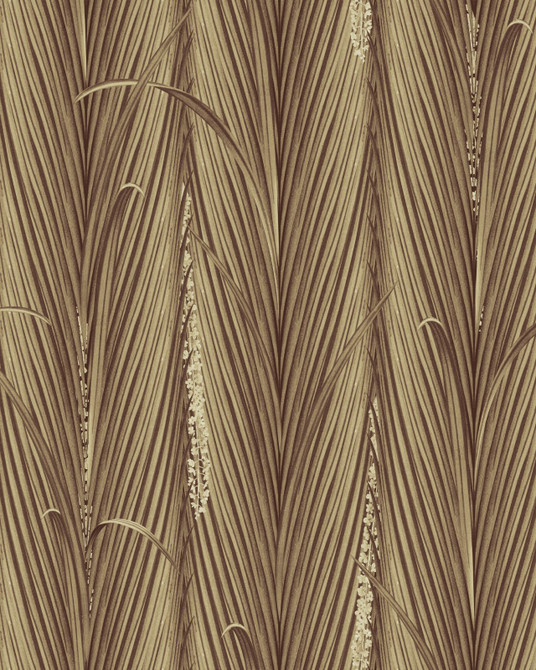 Mind the Gap Wallpaper Danube Foliage Sepia Wallpaper THE WETLANDS Non-woven Made in Europe Paste the wall 1 roll x 20.5x10.9 yards - My Fabric Connection -